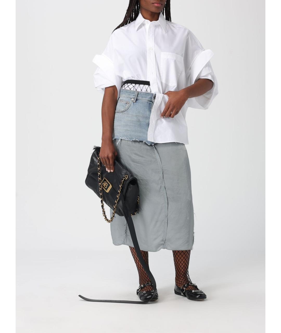 BALENCIAGA Белая хлопковая рубашка, фото 2