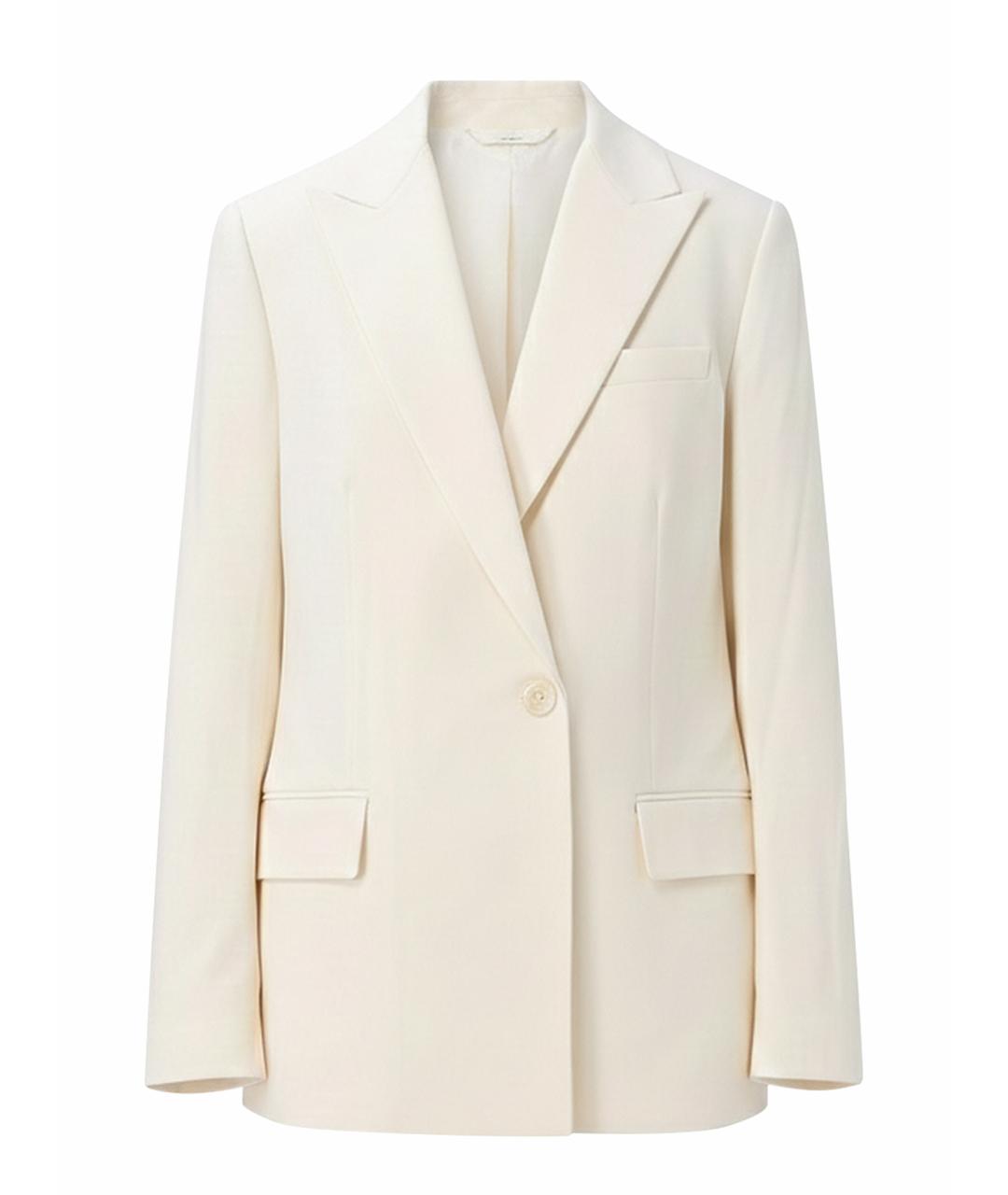 THEORY Бежевый ацетатный жакет/пиджак, фото 1