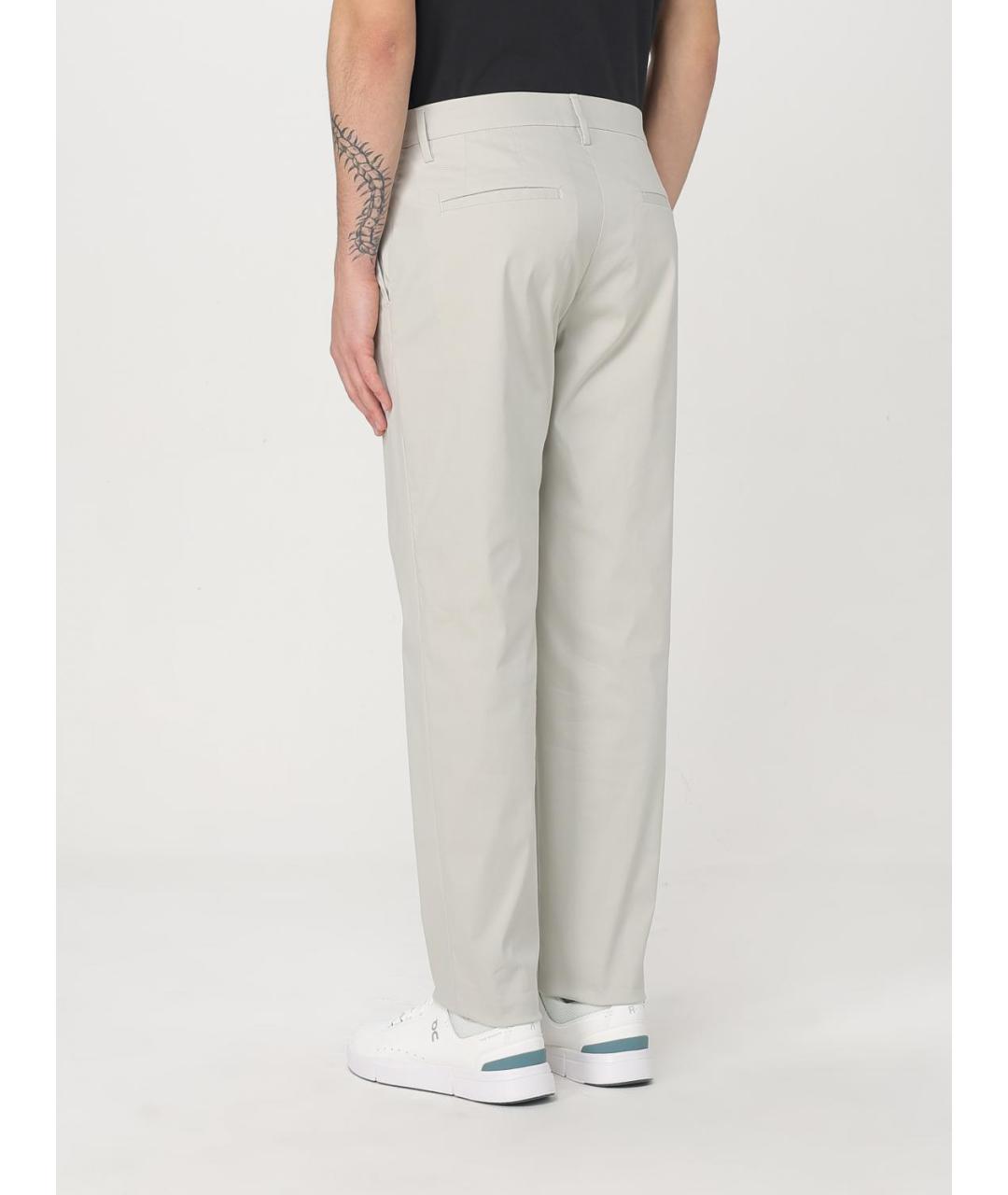 K-WAY Бежевые хлопковые повседневные брюки, фото 2