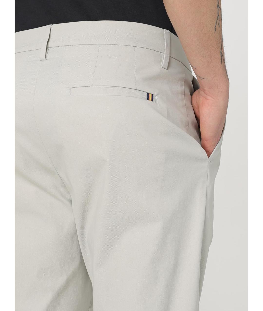 K-WAY Бежевые хлопковые повседневные брюки, фото 3