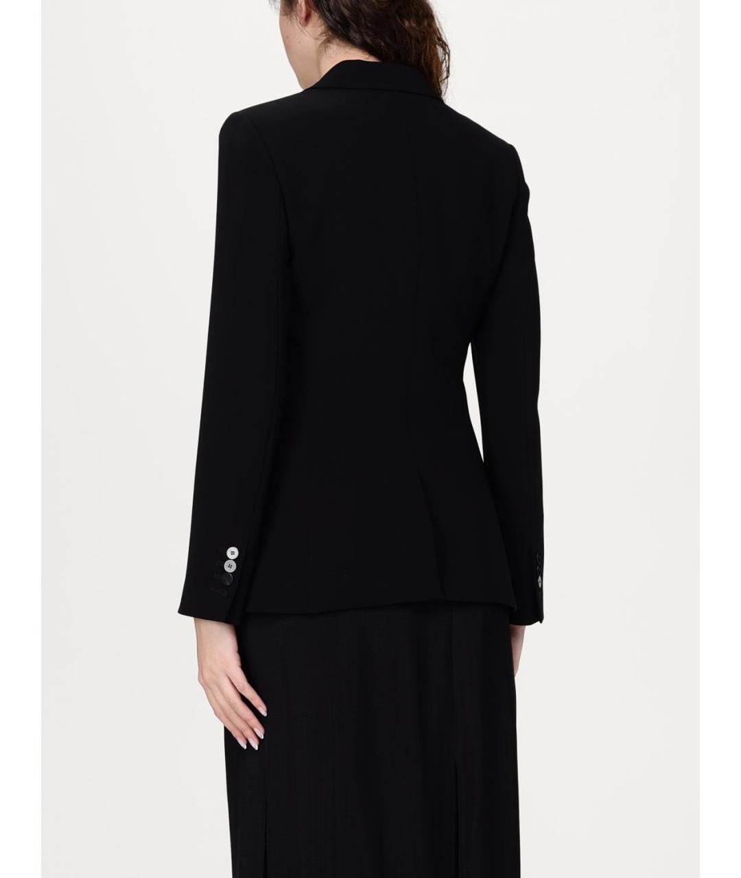 THEORY Черный ацетатный жакет/пиджак, фото 3