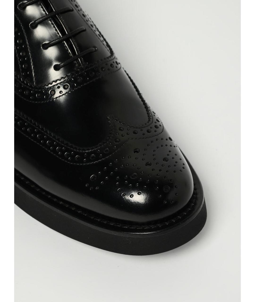 CHURCH'S Черные кожаные ботинки, фото 4