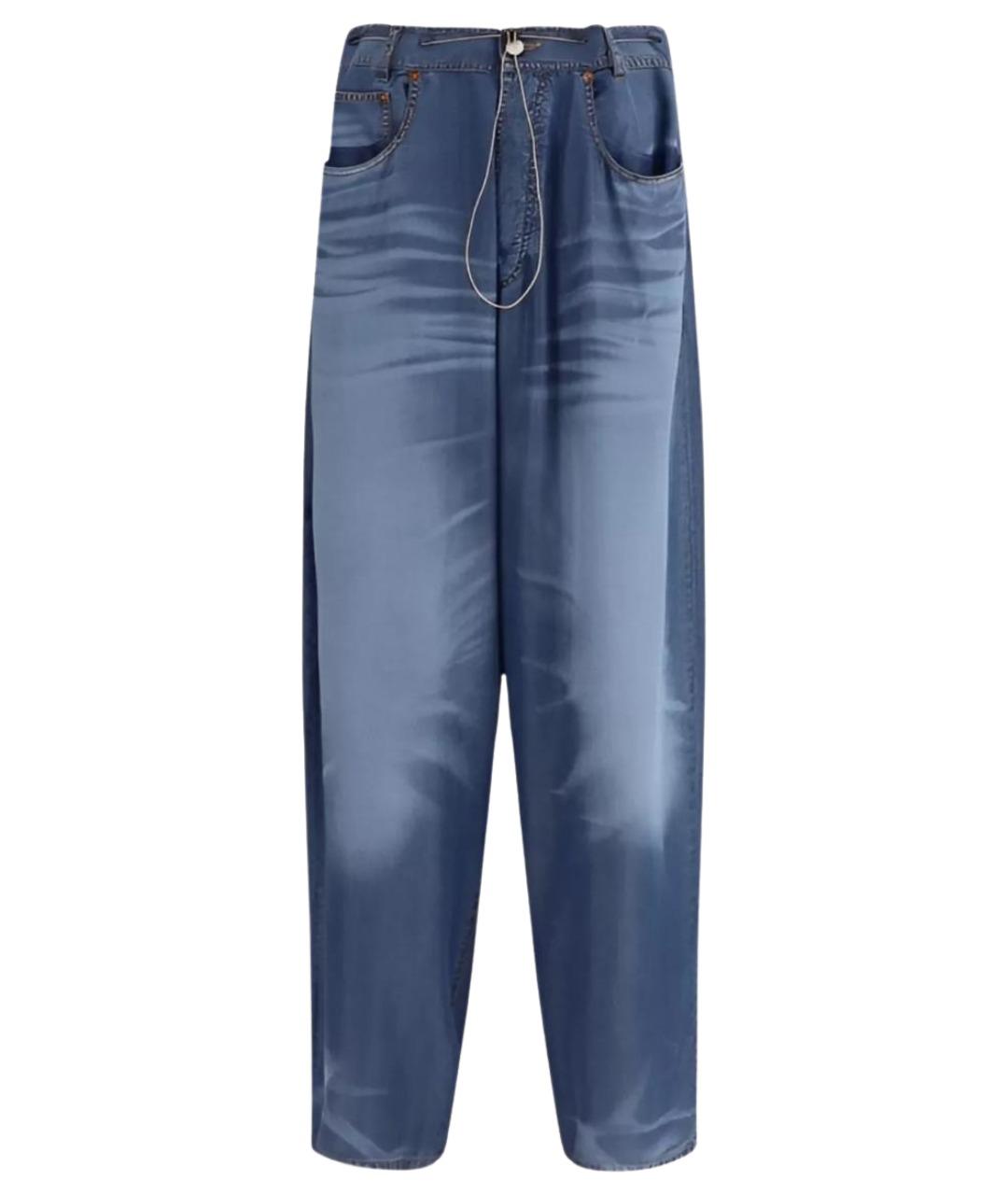 MAGLIANO Синие хлопковые прямые джинсы, фото 1