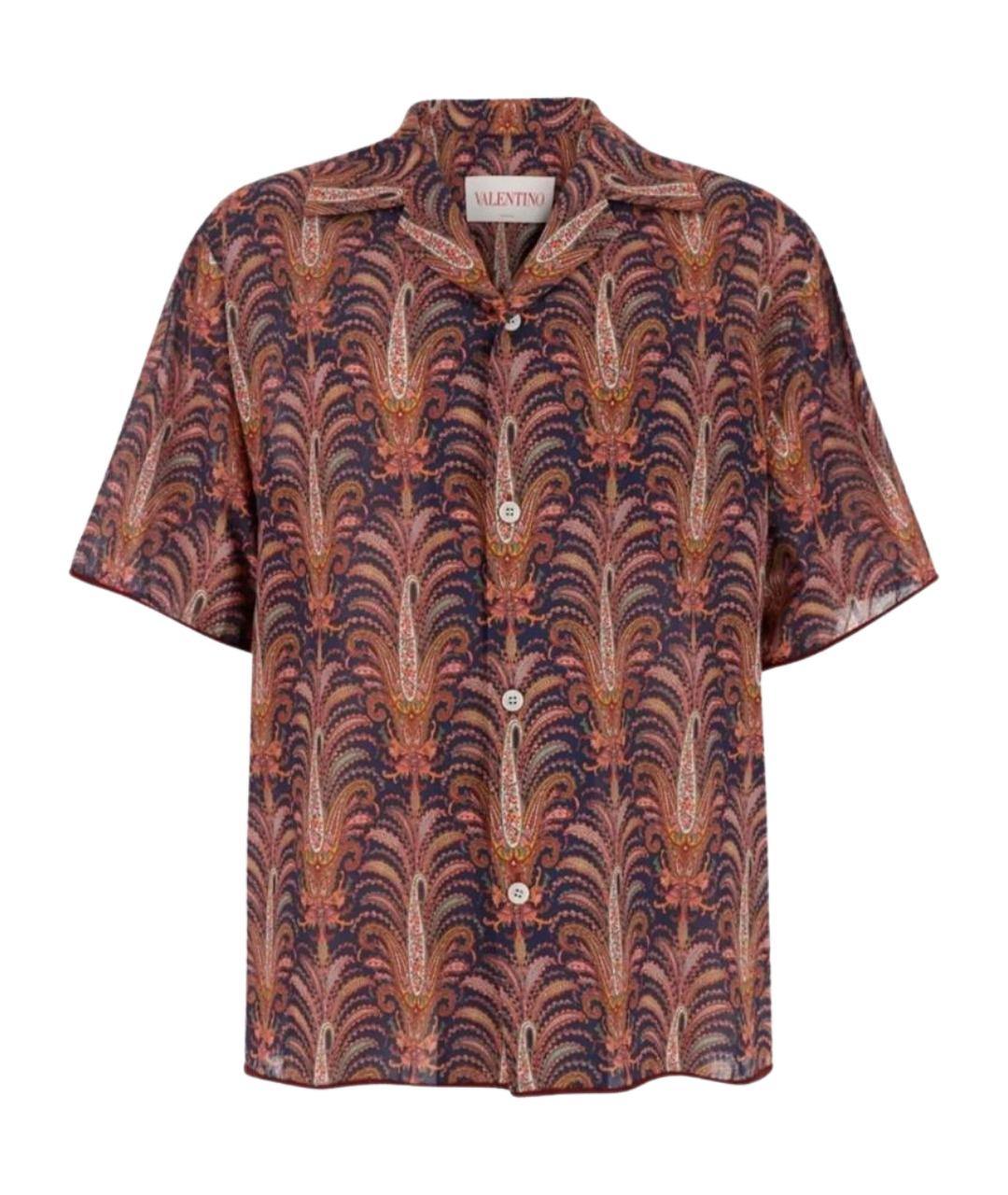 VALENTINO Мульти хлопковая кэжуал рубашка, фото 1