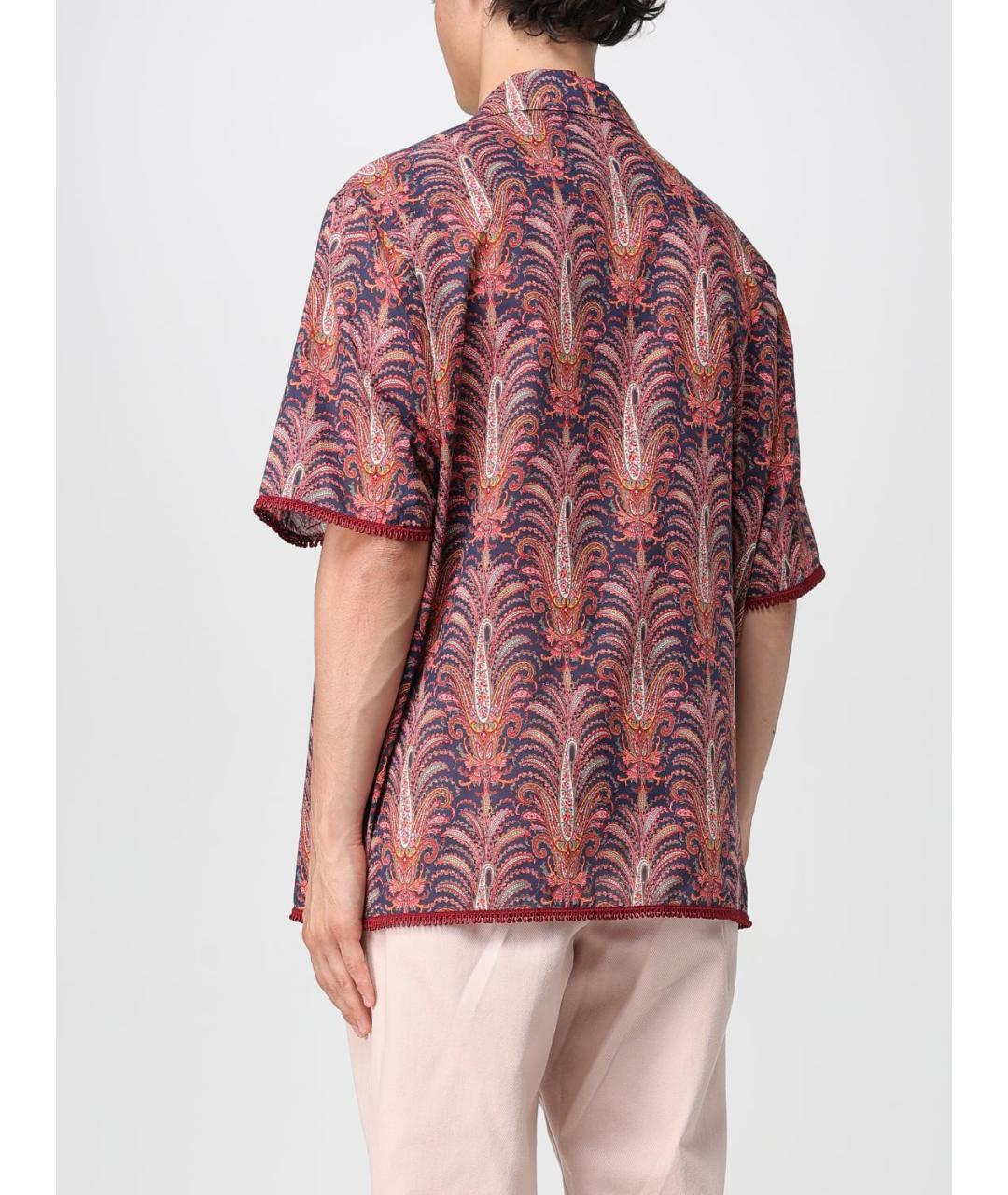 VALENTINO Мульти хлопковая кэжуал рубашка, фото 4