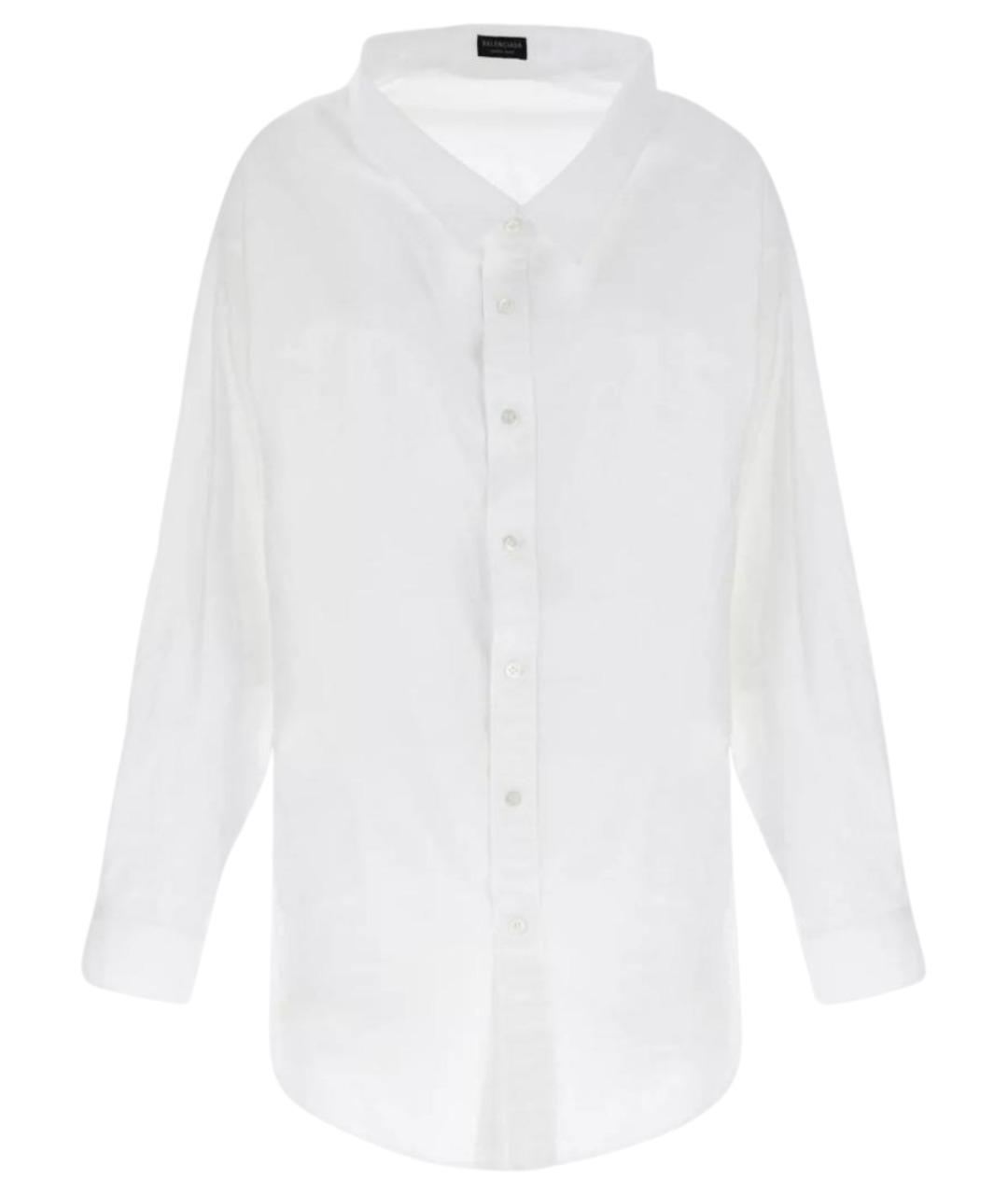 BALENCIAGA Белая хлопковая рубашка, фото 1