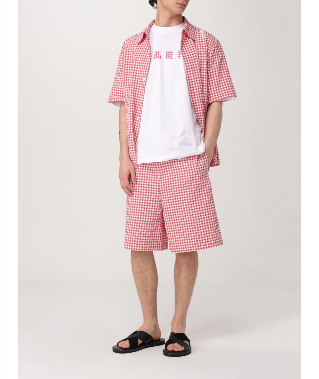 MARNI Красная кэжуал рубашка, фото 3