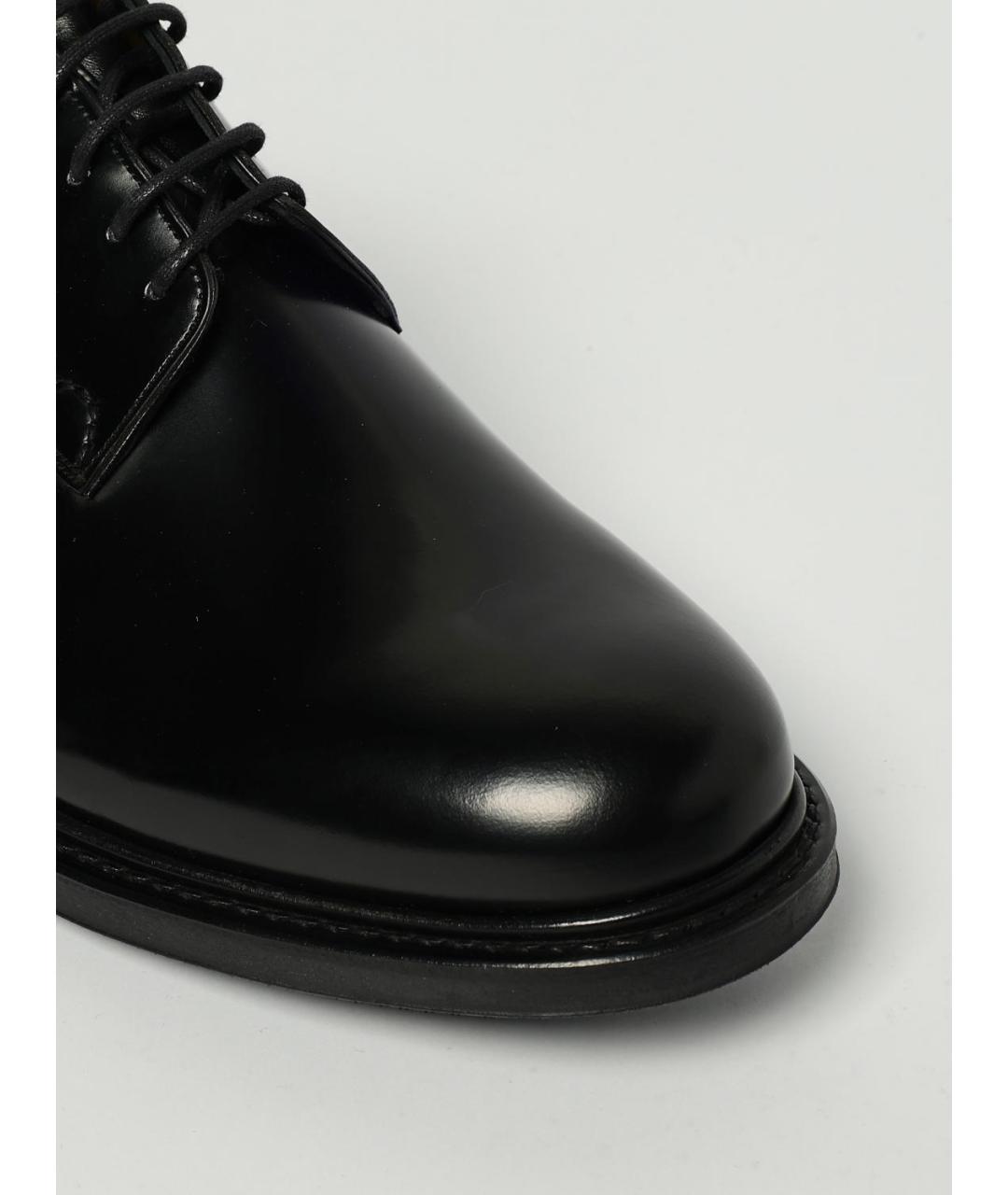 CHURCH'S Черные кожаные туфли, фото 4