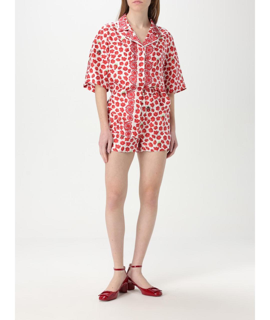 VERSACE Мульти шелковые шорты, фото 3