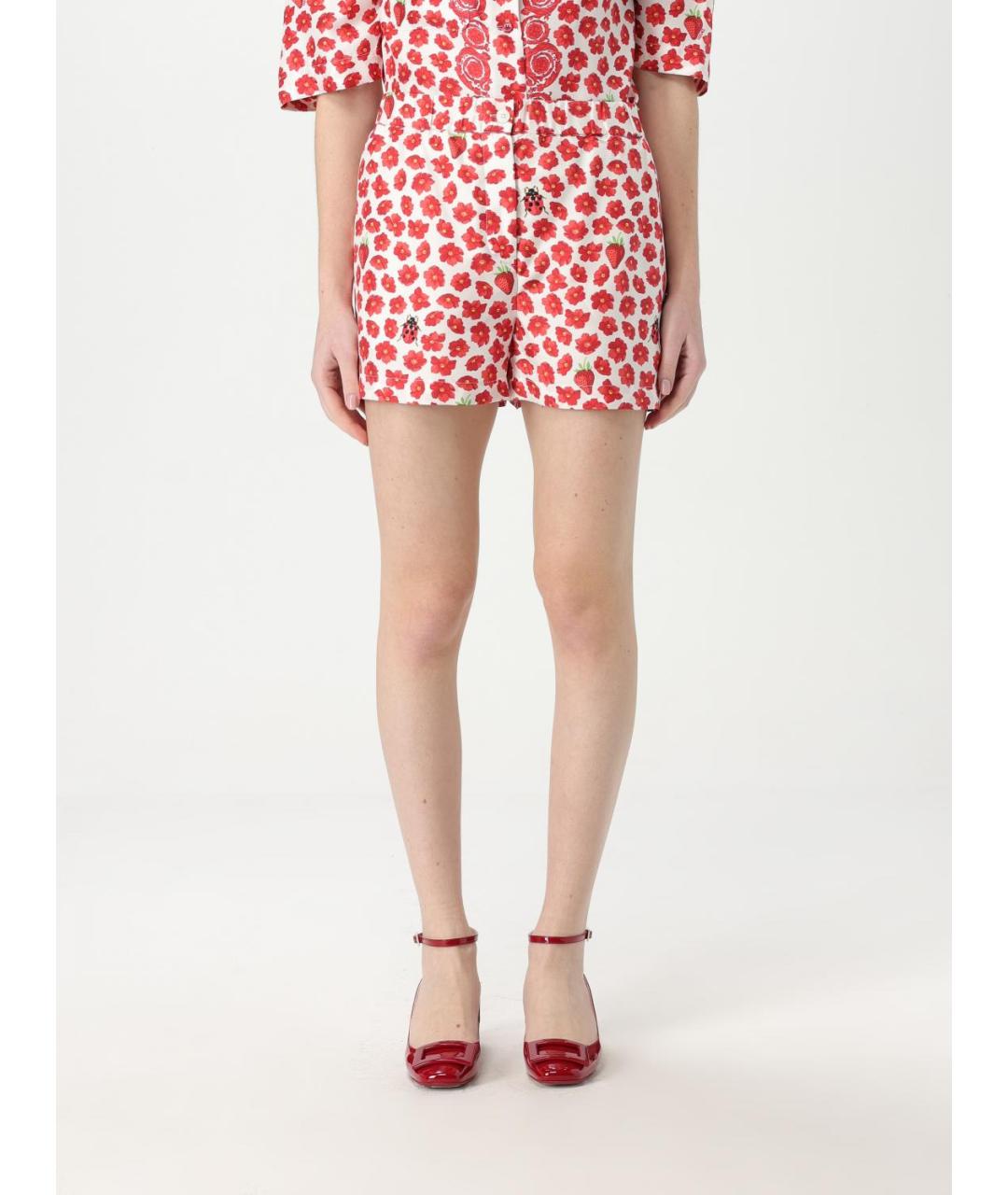 VERSACE Мульти шелковые шорты, фото 2