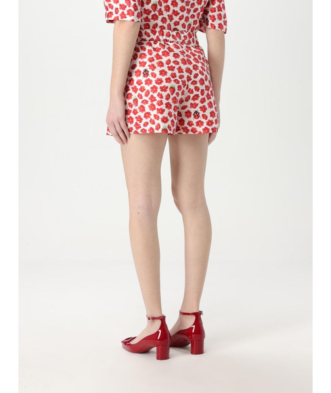 VERSACE Мульти шелковые шорты, фото 4