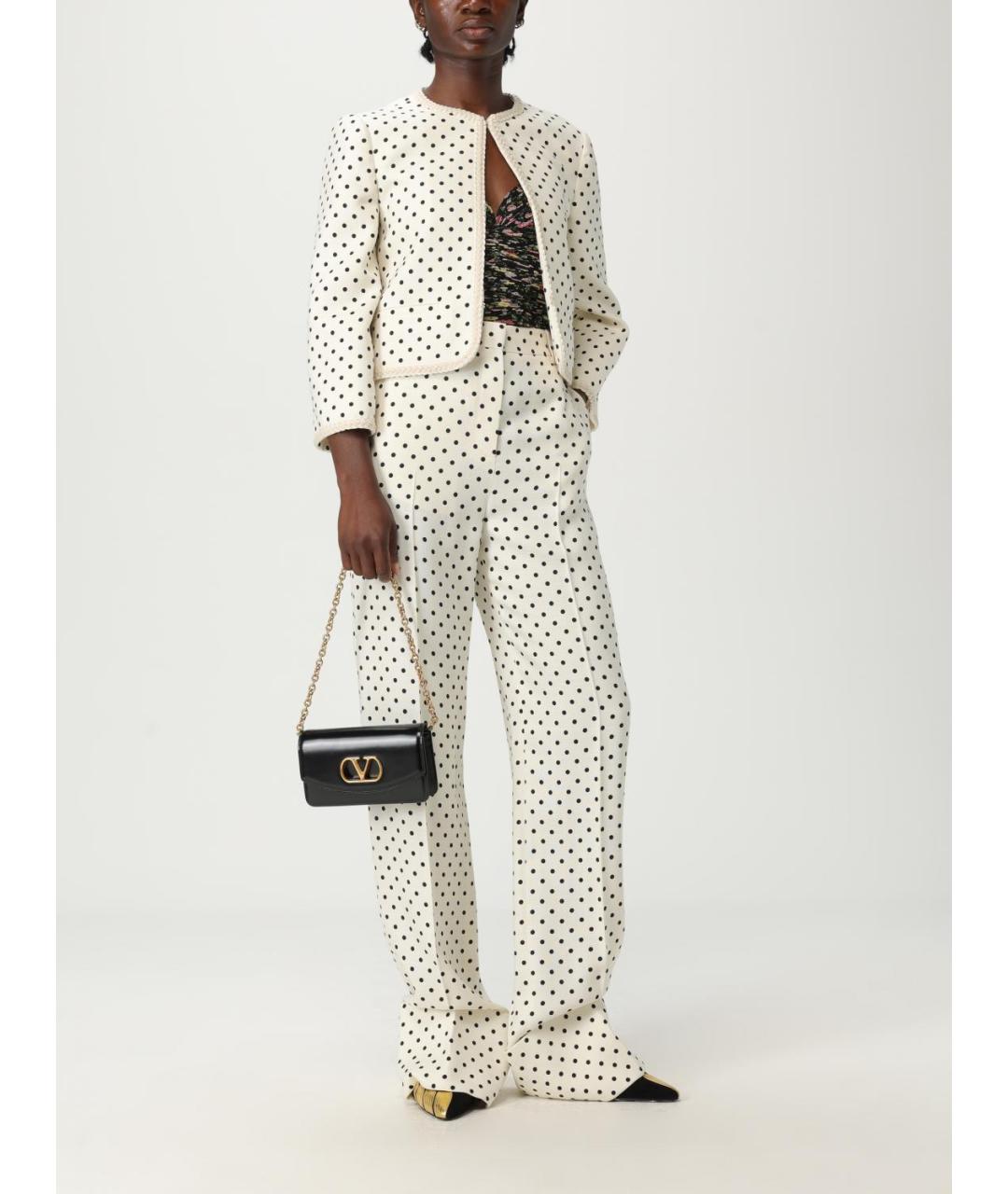 VALENTINO Черная кожаная сумка через плечо, фото 2