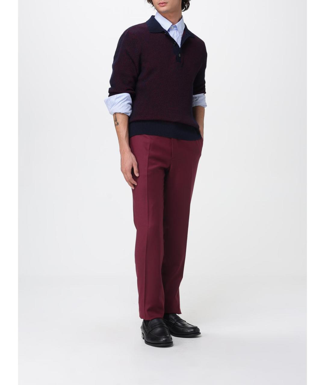 ETRO Голубая хлопковая кэжуал рубашка, фото 3