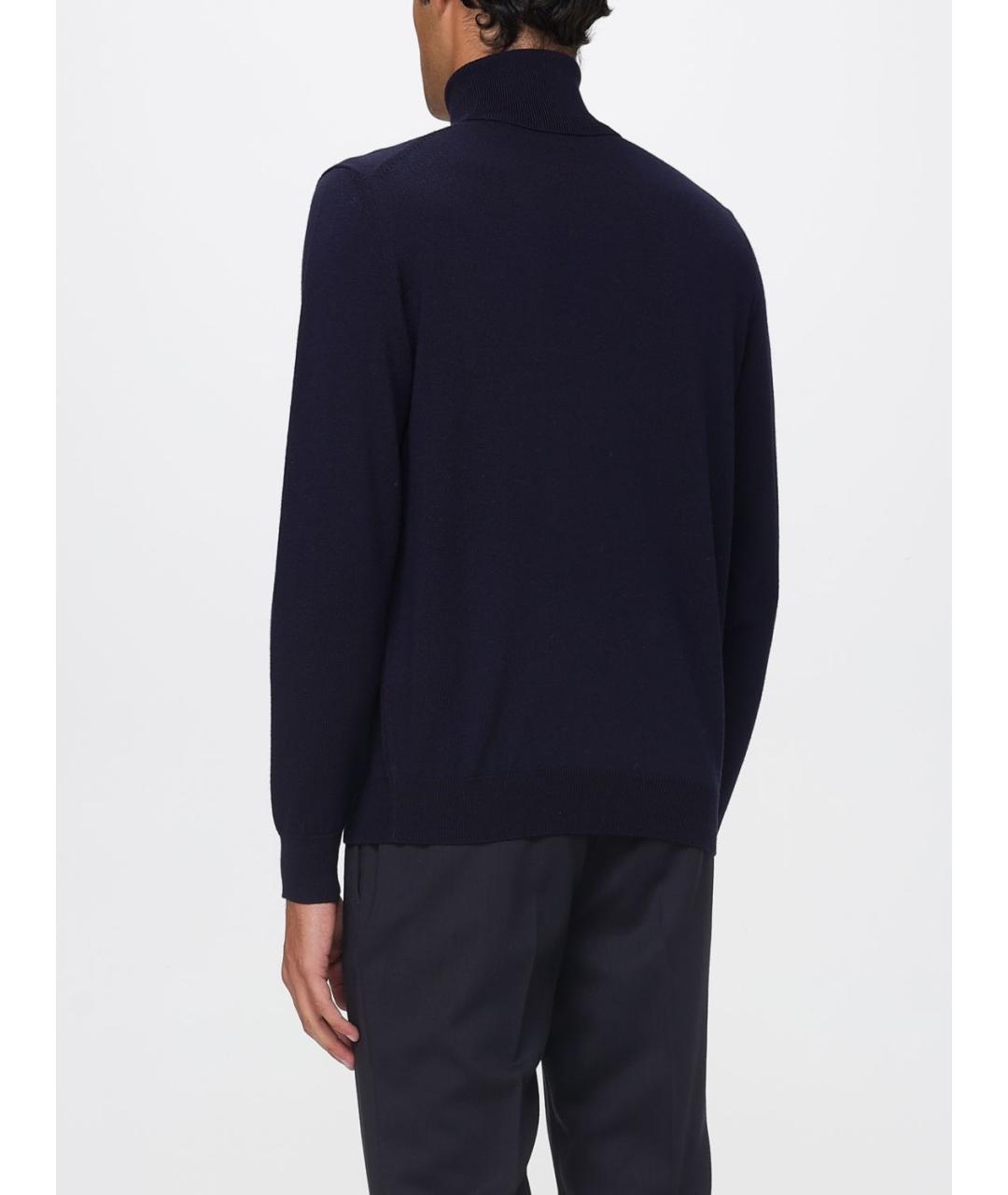 ETRO Темно-синяя шерстяная водолазка, фото 3
