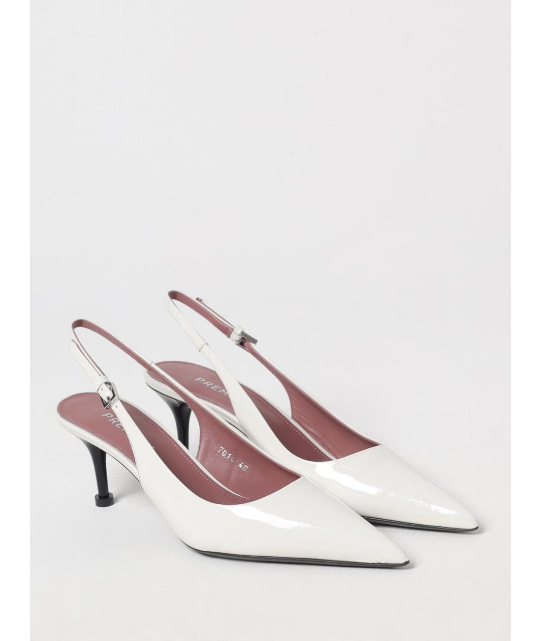 PREMIATA Бежевые туфли из лакированной кожи, фото 2