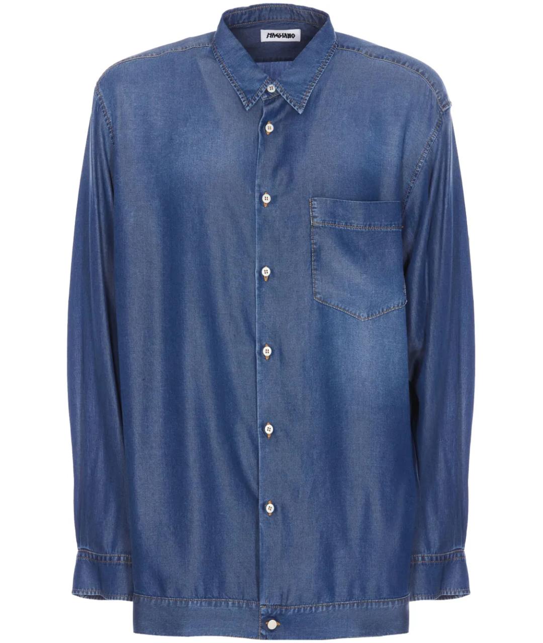 MAGLIANO Синяя кэжуал рубашка, фото 1