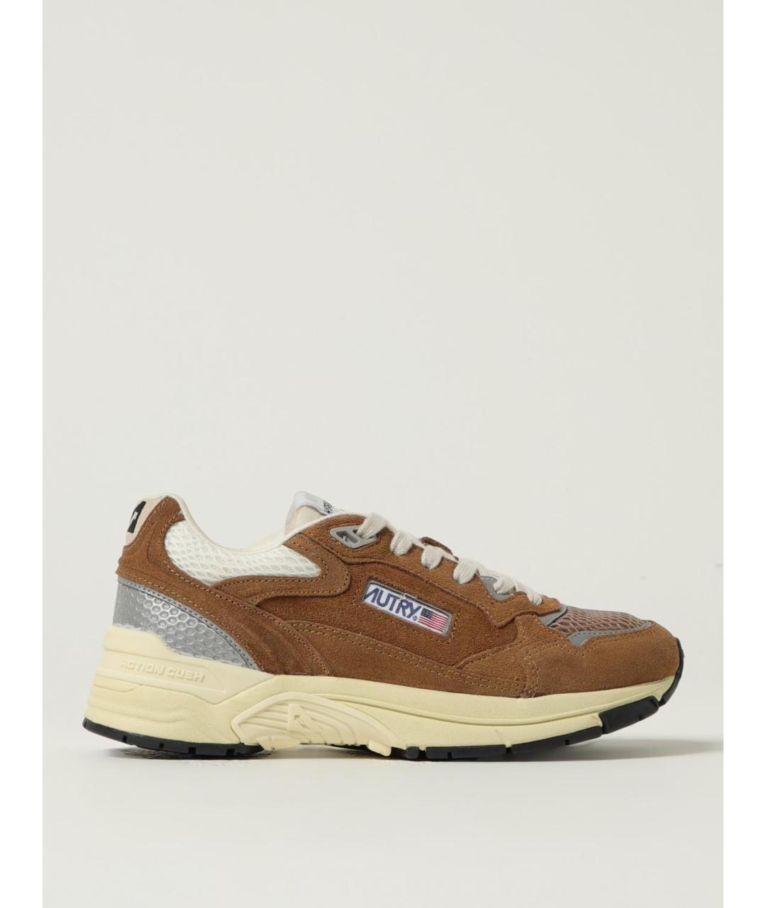 AUTRY Коричневые замшевые кроссовки, фото 5