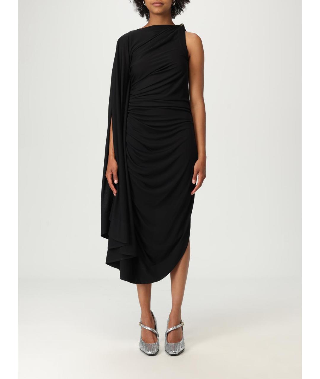 BOTTEGA VENETA Черное коктейльное платье, фото 5