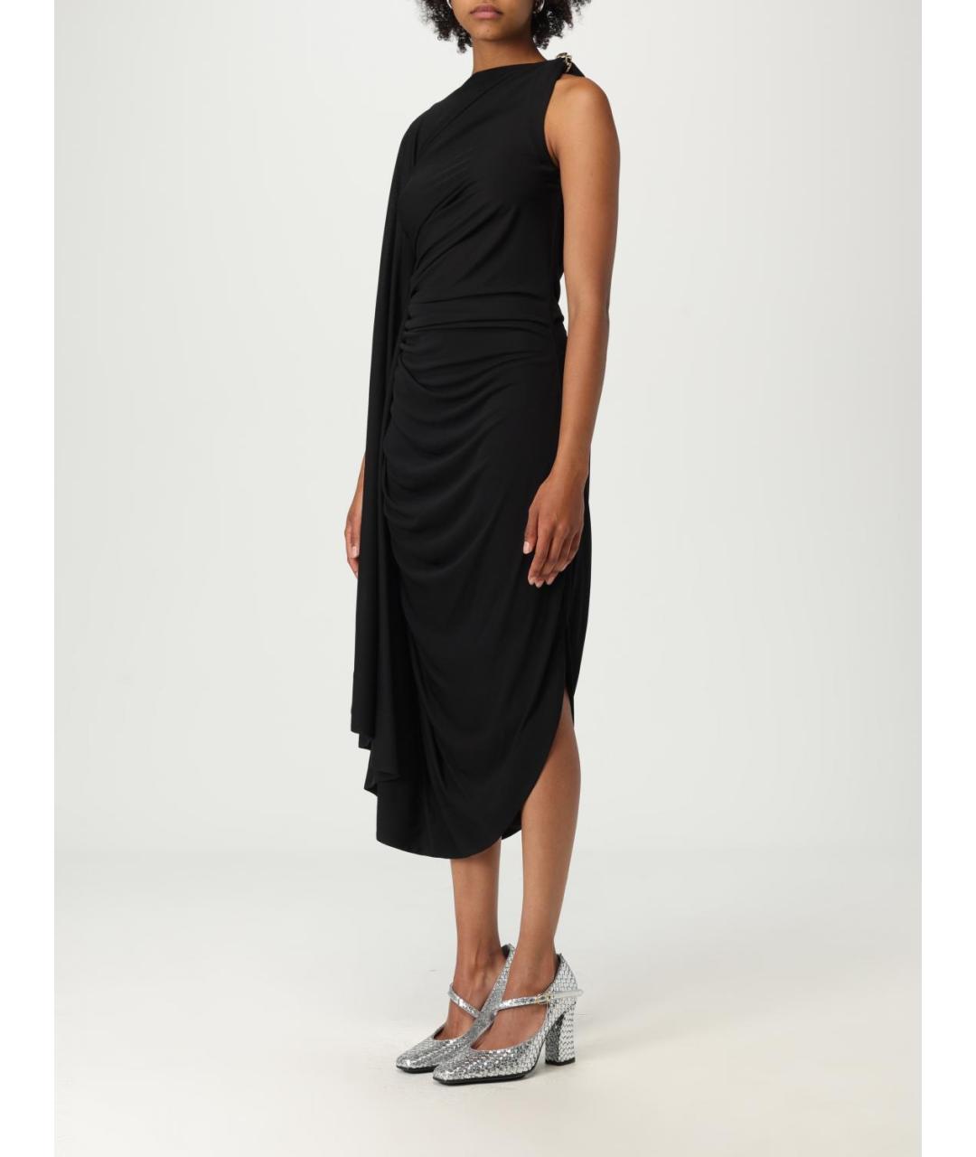 BOTTEGA VENETA Черное коктейльное платье, фото 3