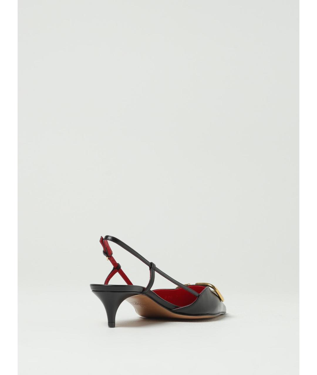 VALENTINO Черные кожаные туфли, фото 3