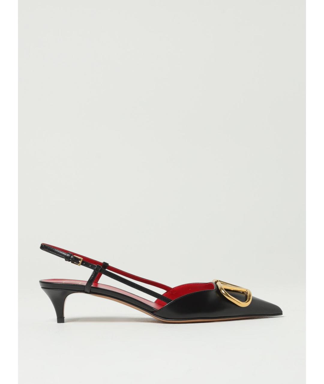 VALENTINO Черные кожаные туфли, фото 5