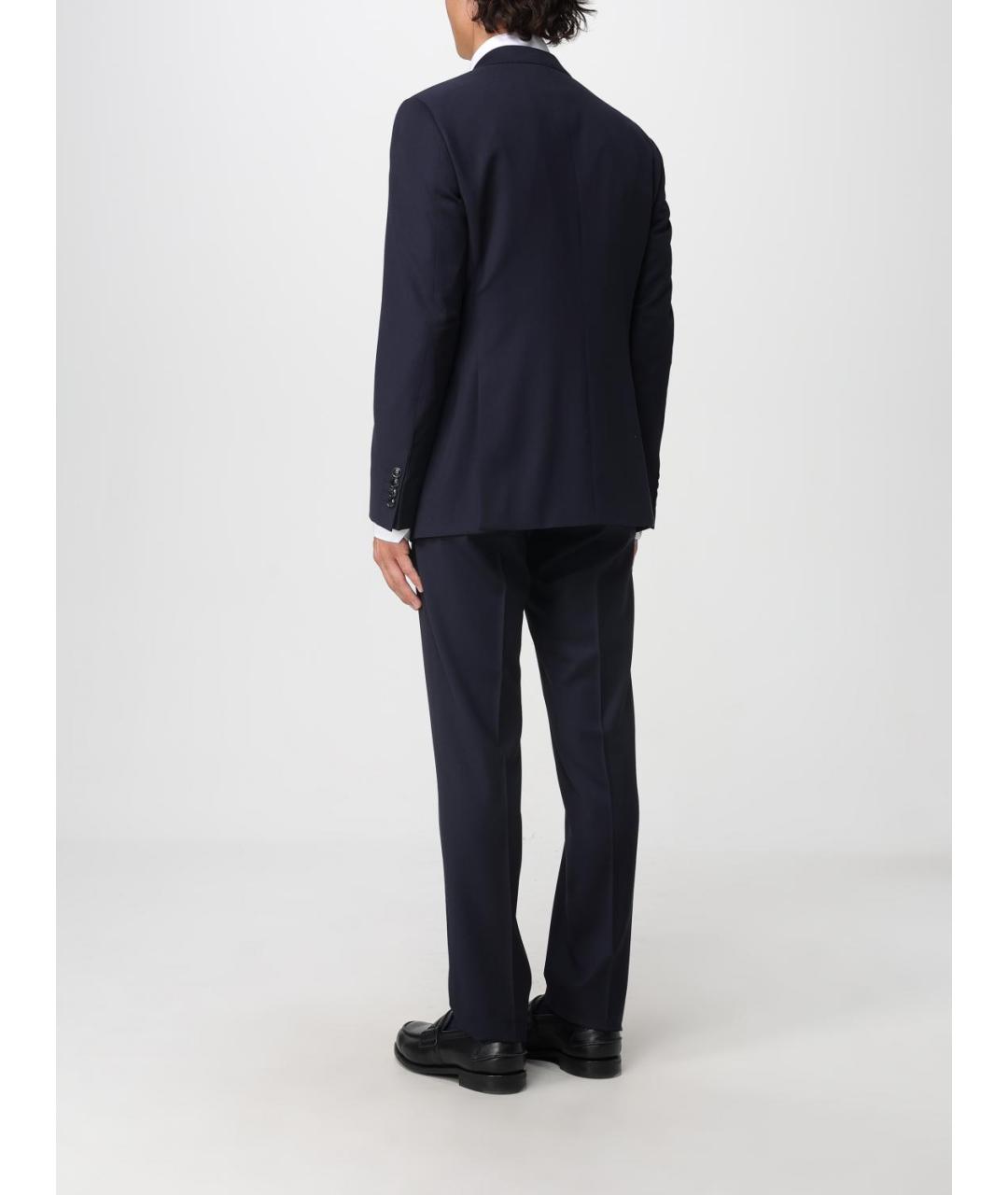 GIORGIO ARMANI Синий классический костюм, фото 3