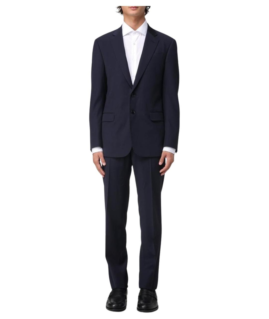 GIORGIO ARMANI Синий классический костюм, фото 1