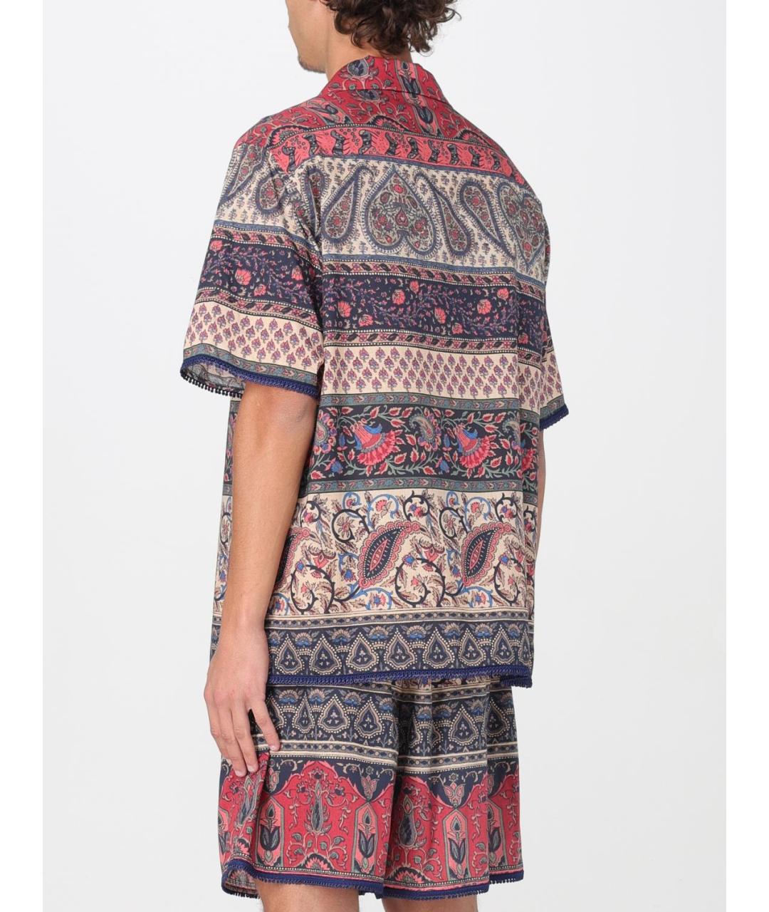 VALENTINO Мульти хлопковая кэжуал рубашка, фото 4