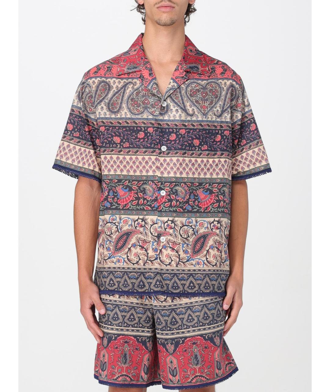 VALENTINO Мульти хлопковая кэжуал рубашка, фото 2