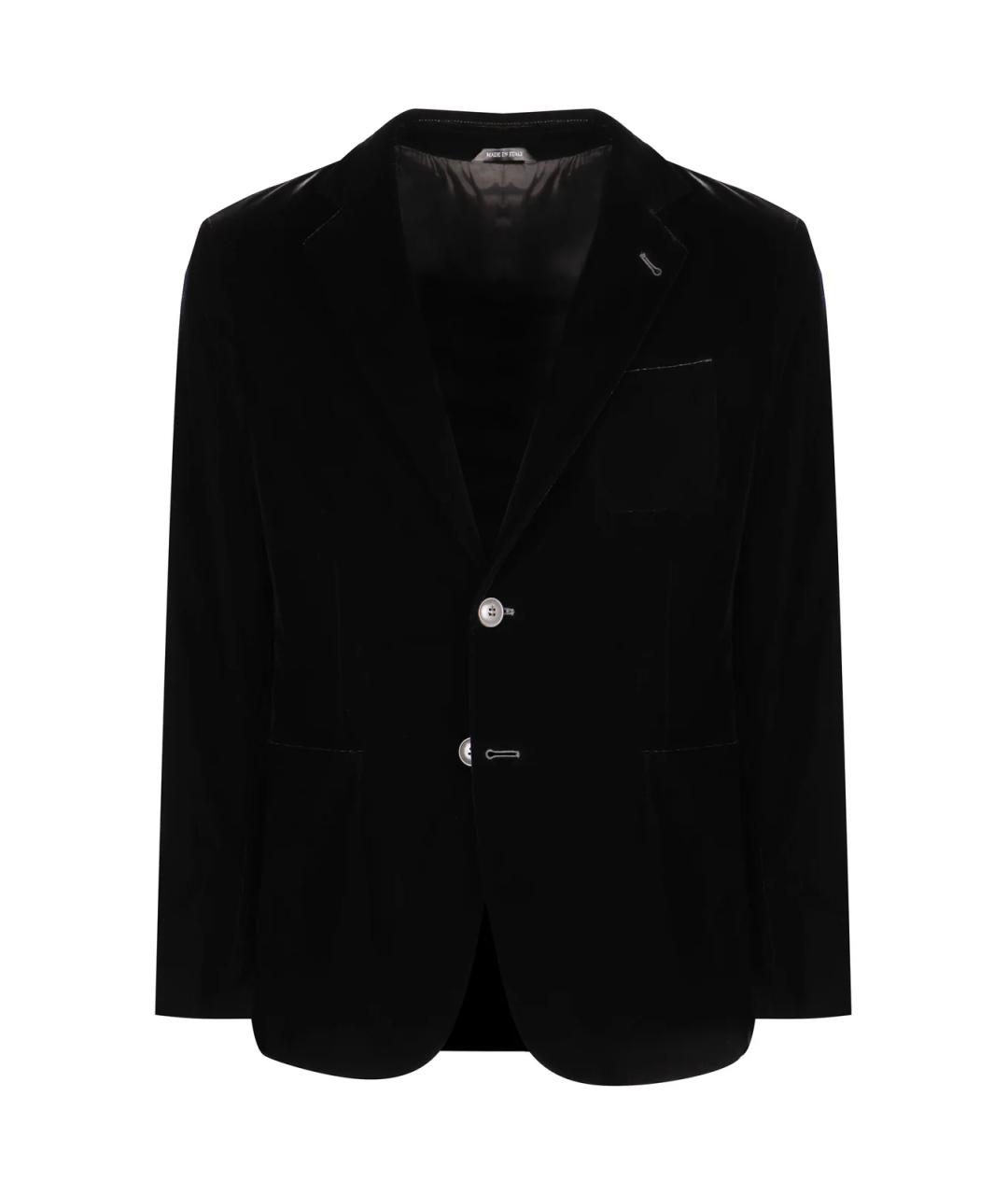 GIORGIO ARMANI Черный вискозный пиджак, фото 1
