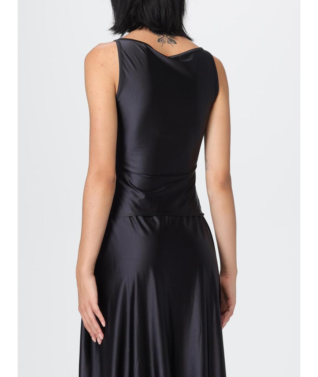 DIESEL Черная майка, фото 4