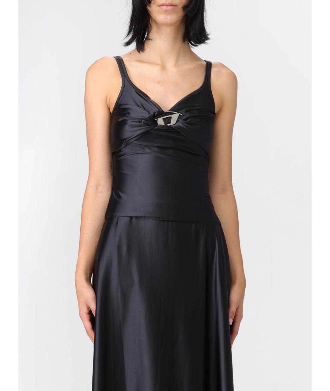 DIESEL Черная майка, фото 2