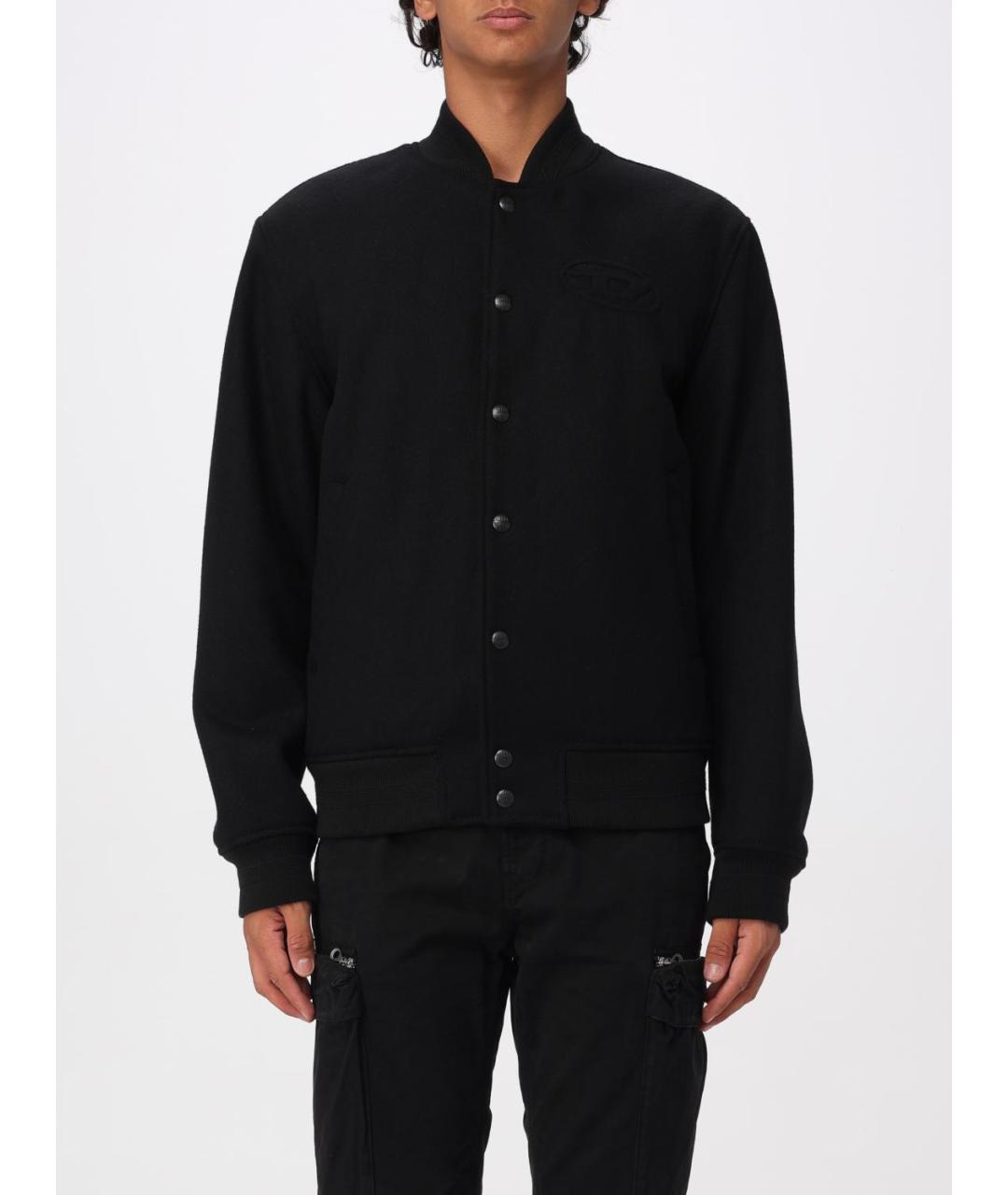 DIESEL Черная шерстяная куртка, фото 2