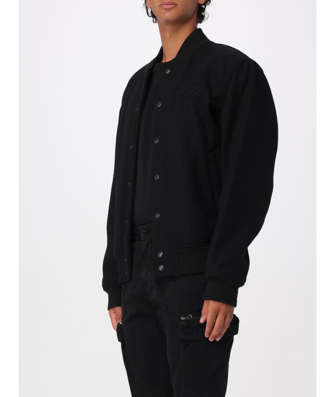 DIESEL Черная шерстяная куртка, фото 5