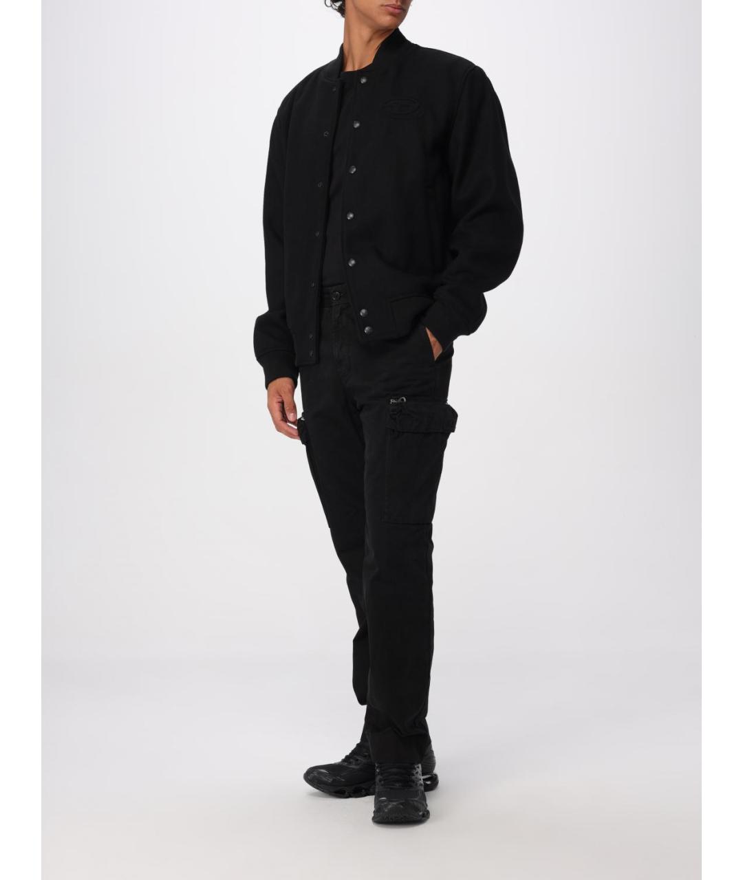 DIESEL Черная шерстяная куртка, фото 3