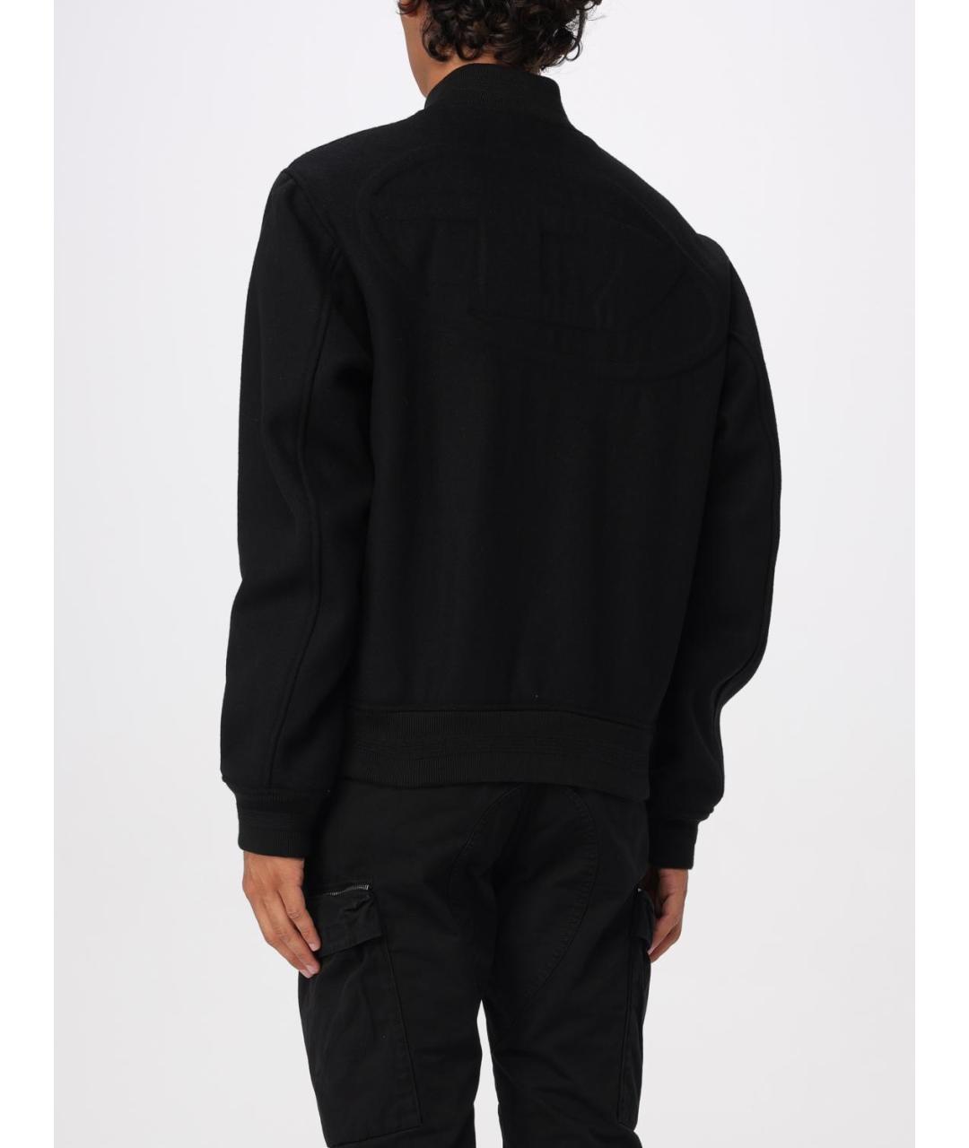DIESEL Черная шерстяная куртка, фото 4