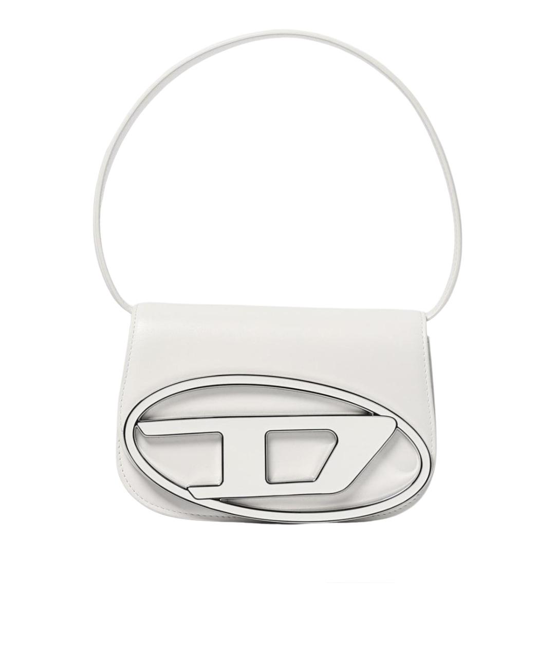 DIESEL Белая сумка через плечо из искусственной кожи, фото 1