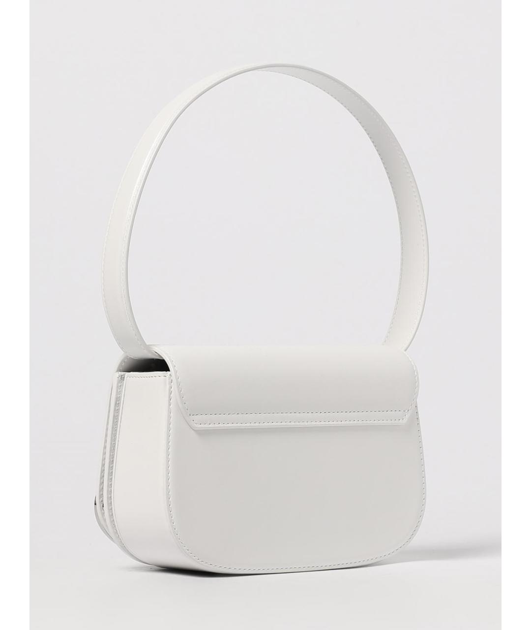 DIESEL Белая сумка через плечо из искусственной кожи, фото 2