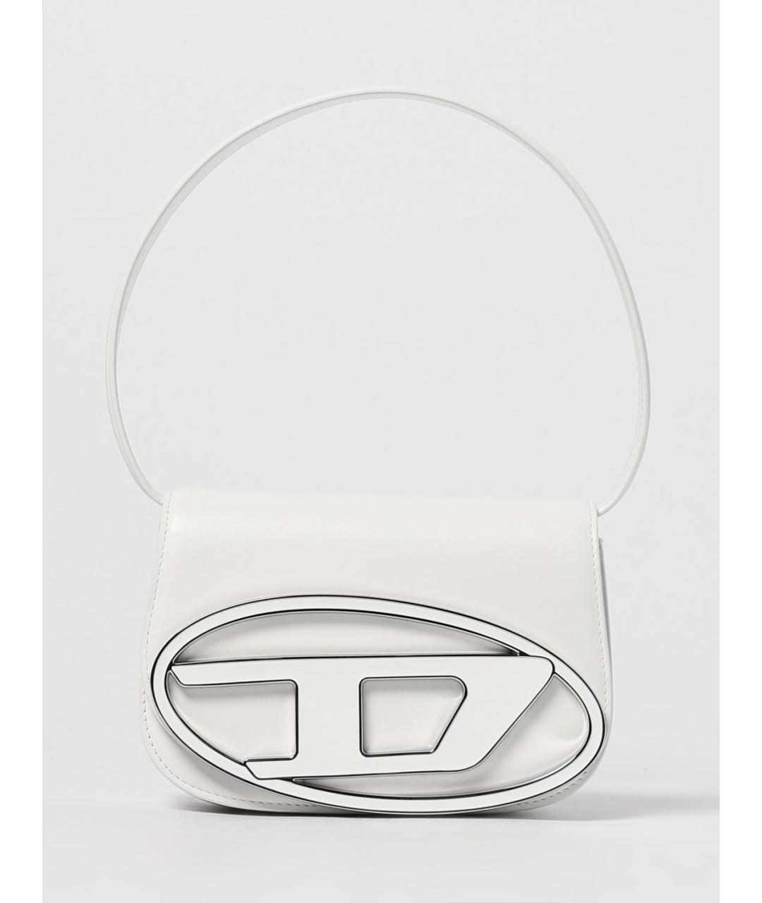 DIESEL Белая сумка через плечо из искусственной кожи, фото 4