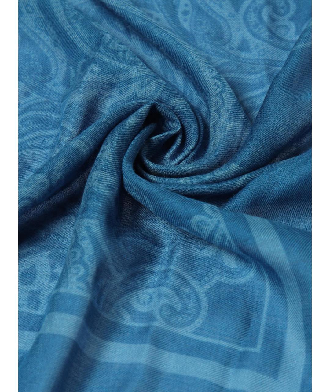 ETRO Голубой шарф, фото 3