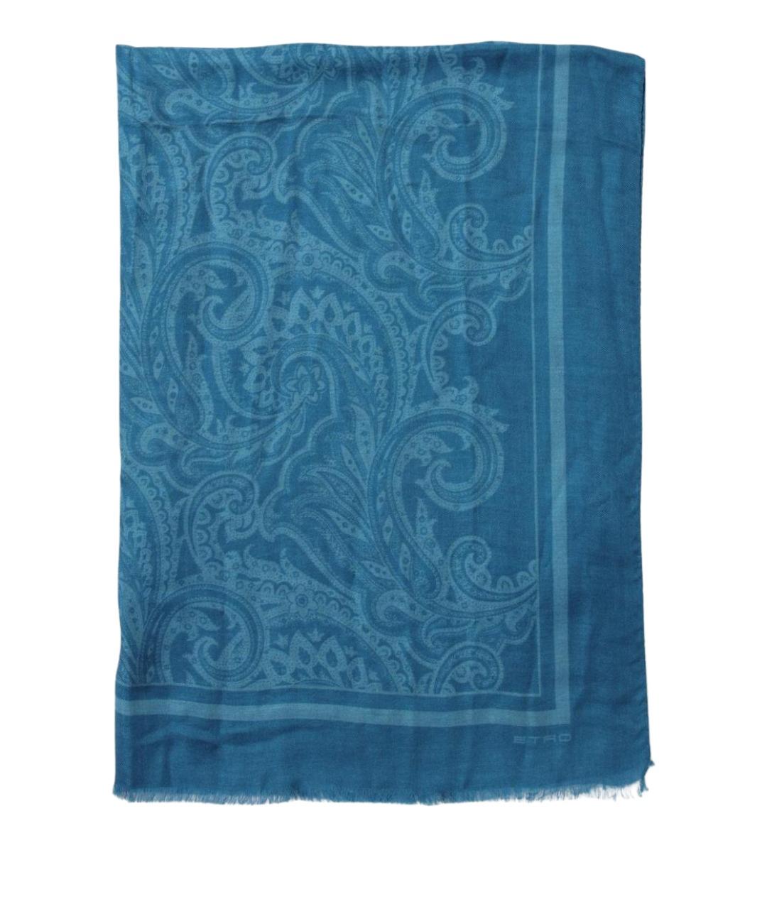 ETRO Голубой шарф, фото 1