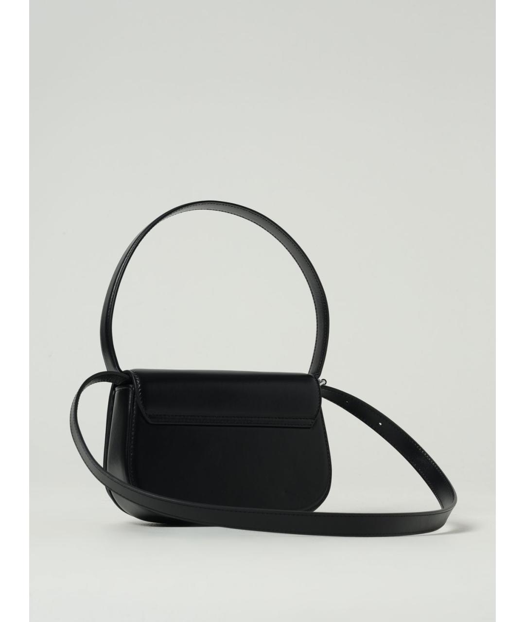 DIESEL Черная сумка через плечо из искусственной кожи, фото 2