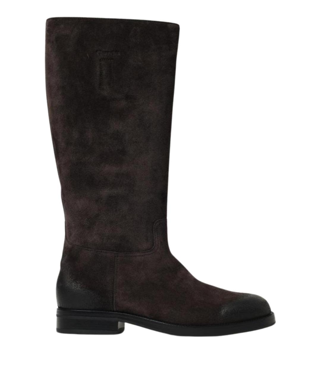 CHURCH'S Коричневые замшевые сапоги, фото 1