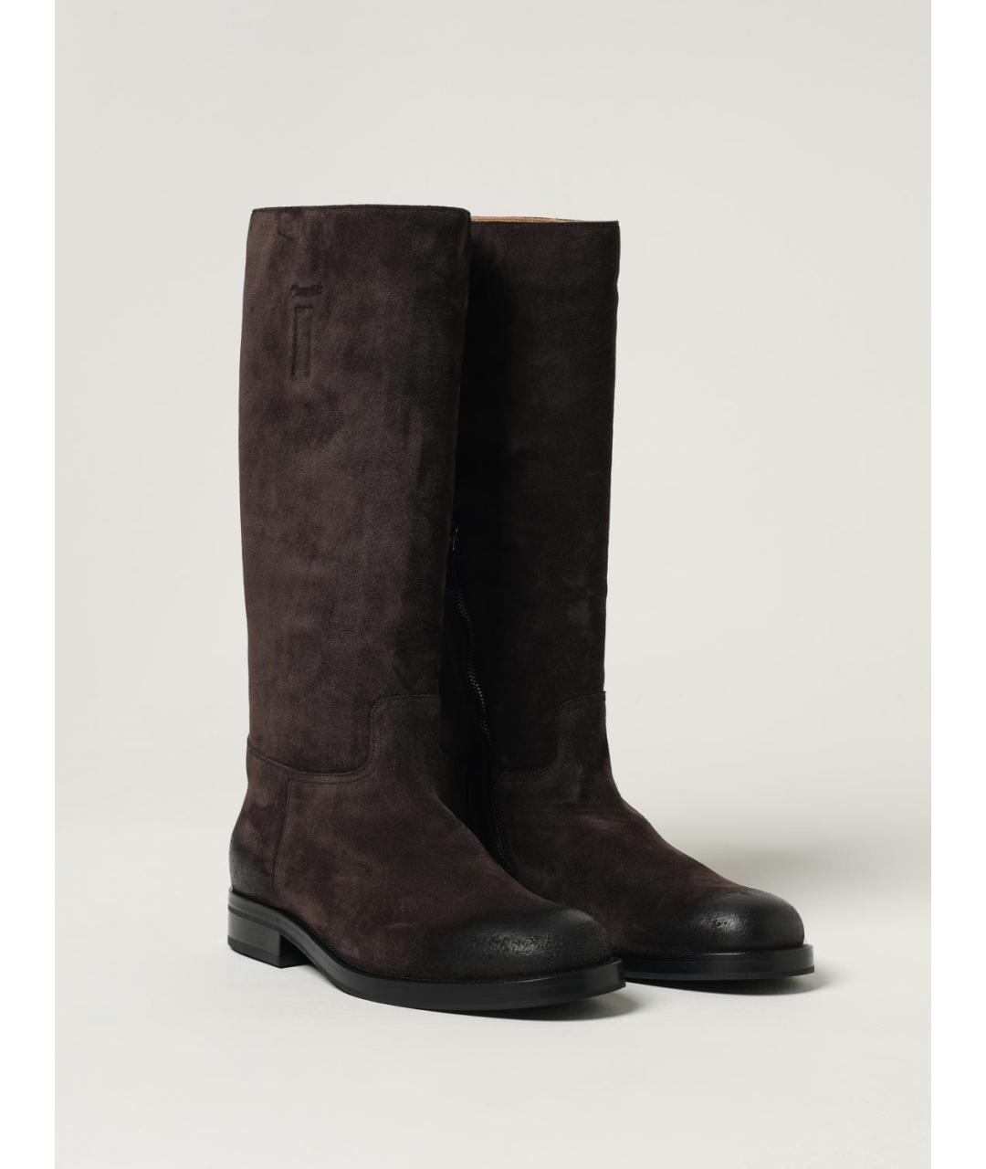 CHURCH'S Коричневые замшевые сапоги, фото 2