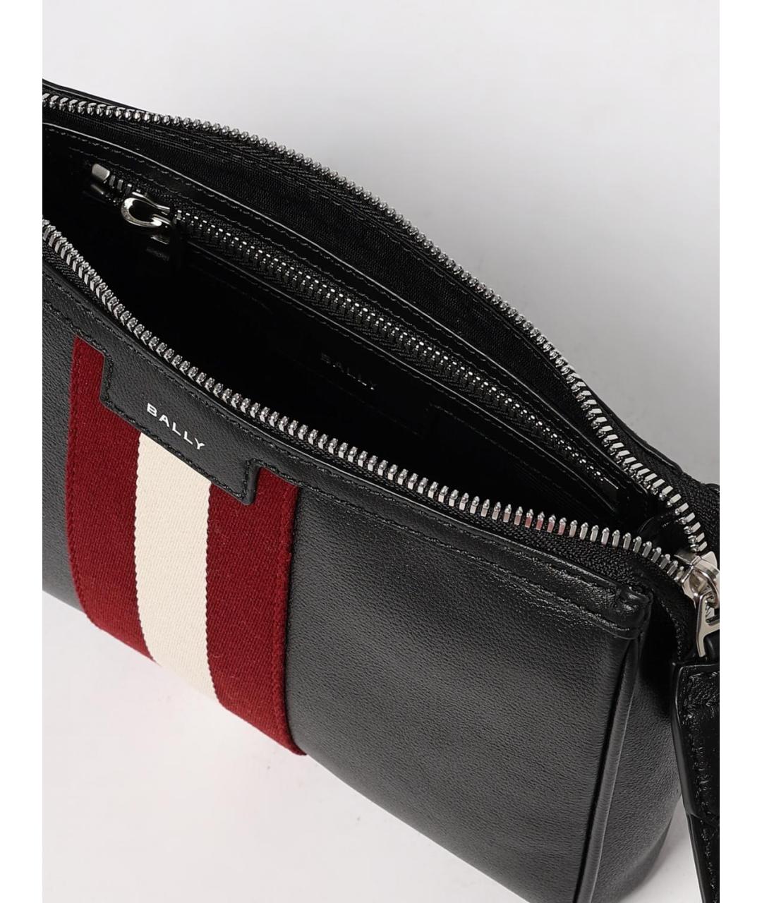 BALLY Черная кожаная папка для документов, фото 4