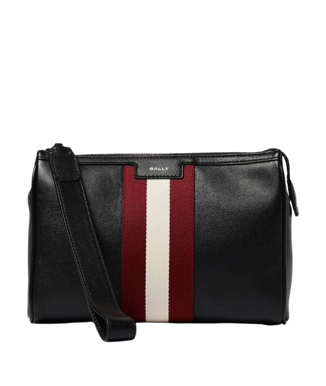 BALLY Черная кожаная папка для документов, фото 1