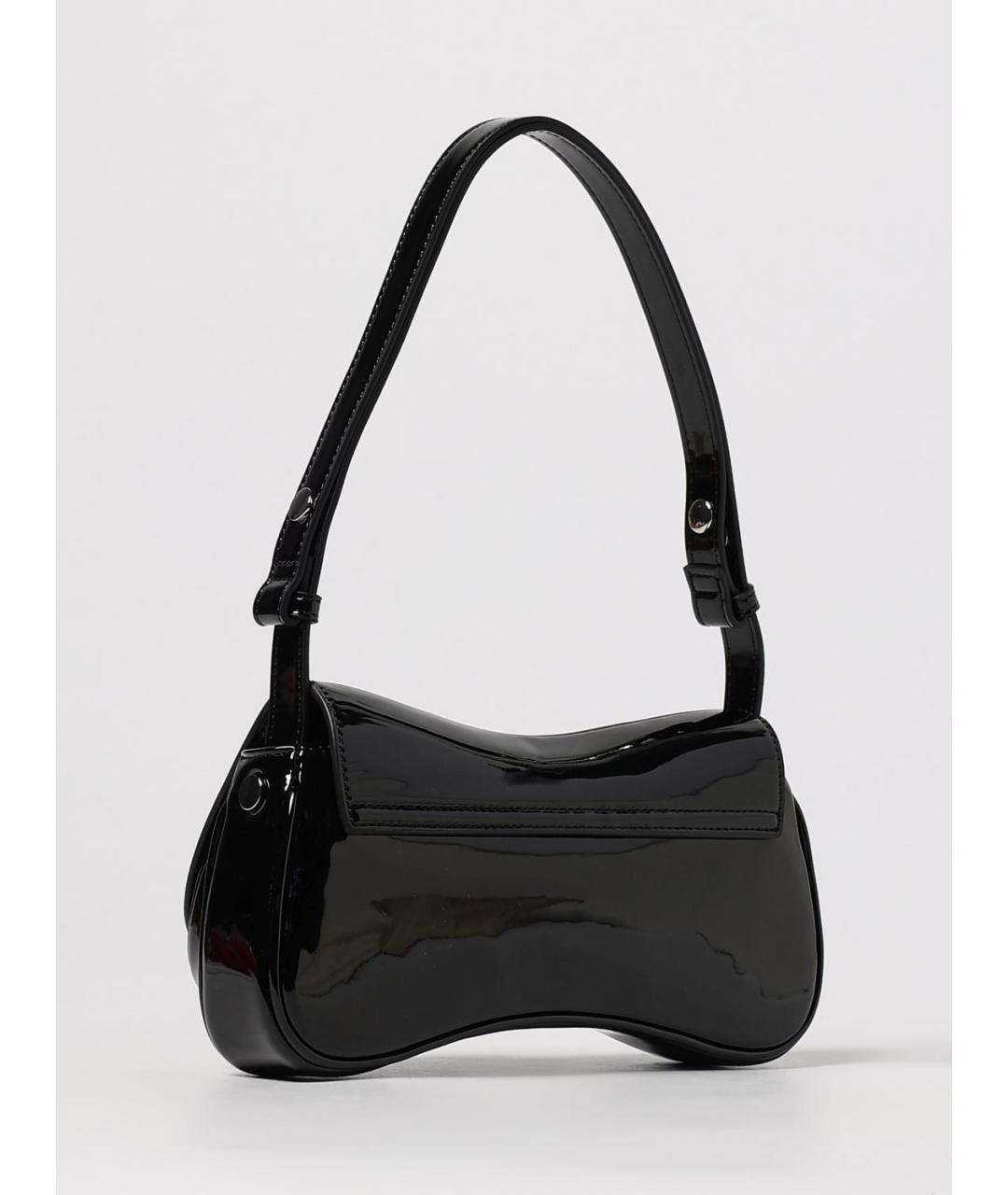 DIESEL Черная сумка через плечо из искусственной кожи, фото 2
