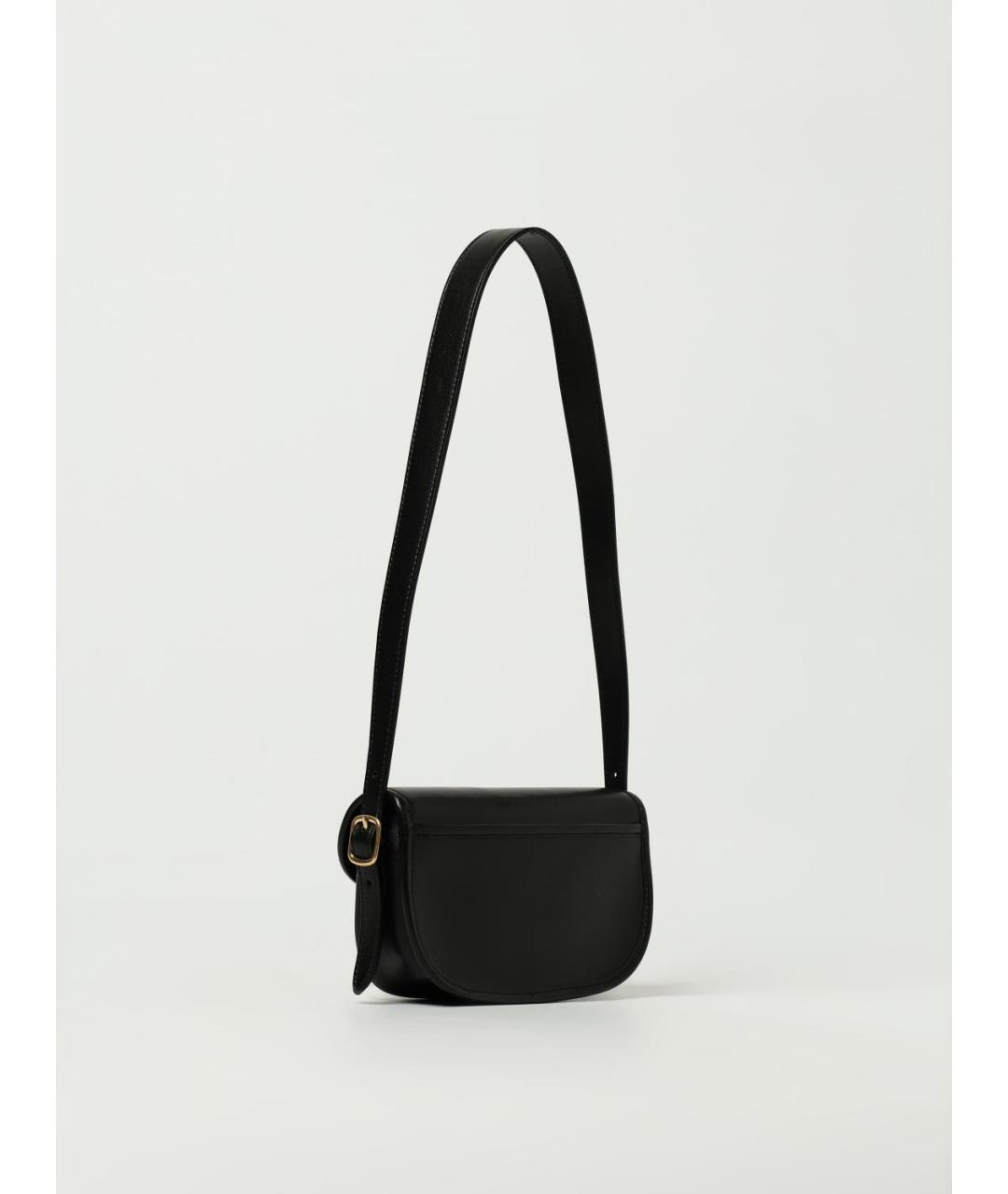 BALLY Черная кожаная сумка через плечо, фото 2