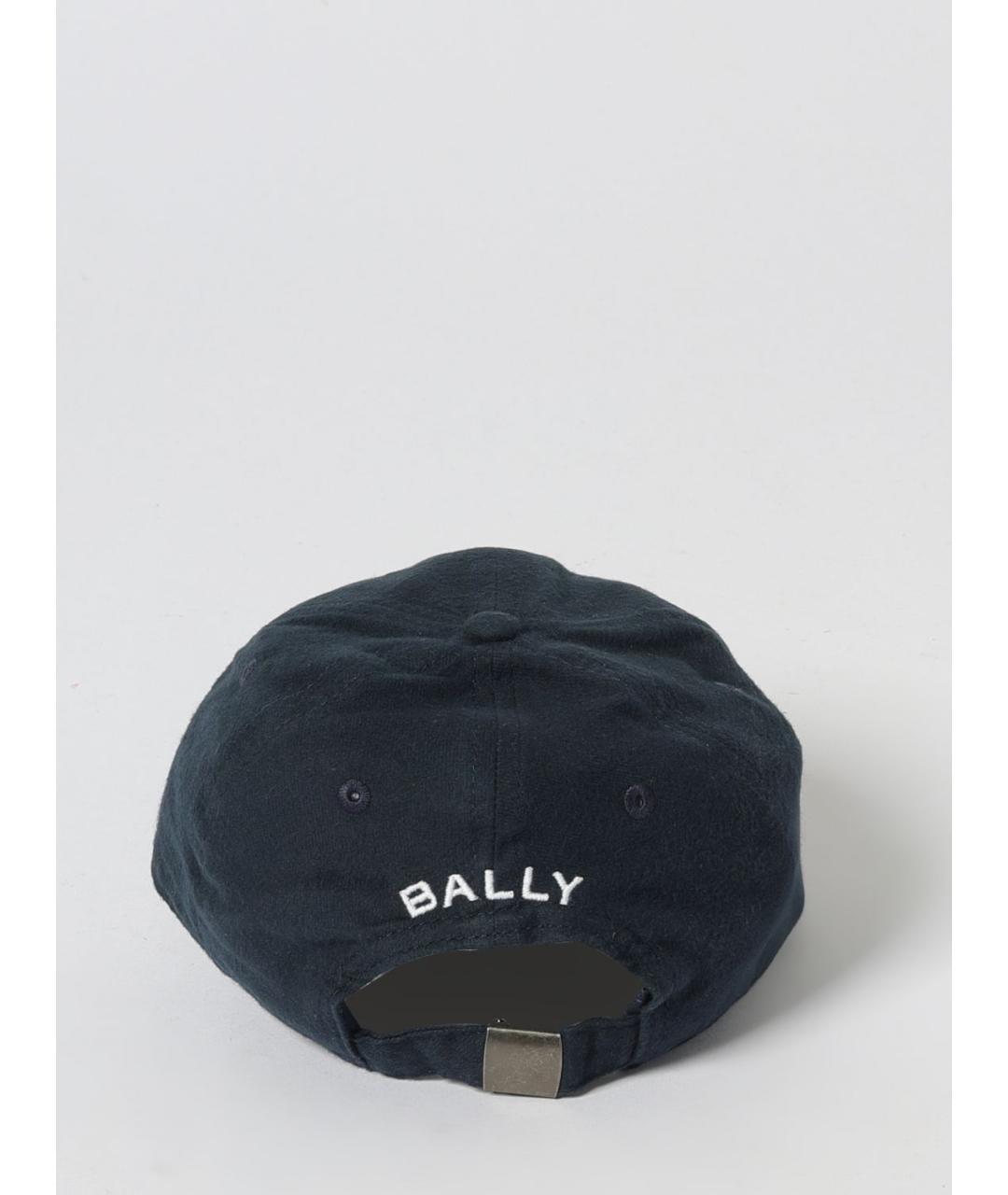 BALLY Синяя хлопковая кепка/бейсболка, фото 3