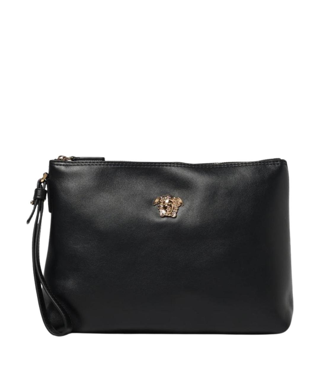 VERSACE Черная кожаная папка для документов, фото 1